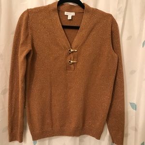 Charter Club gold sweater